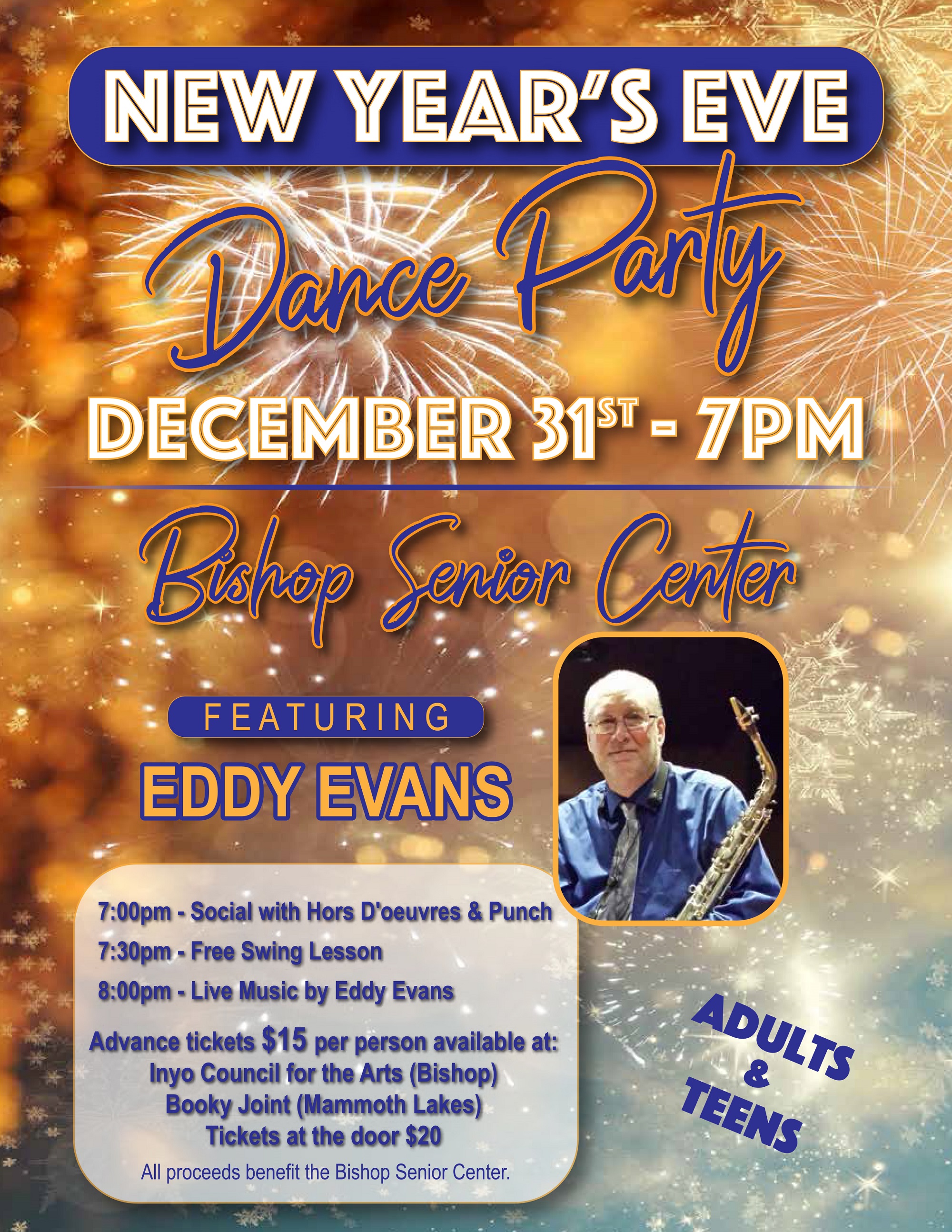 New Year’s Eve Dance Party – Inyo Council for the Arts