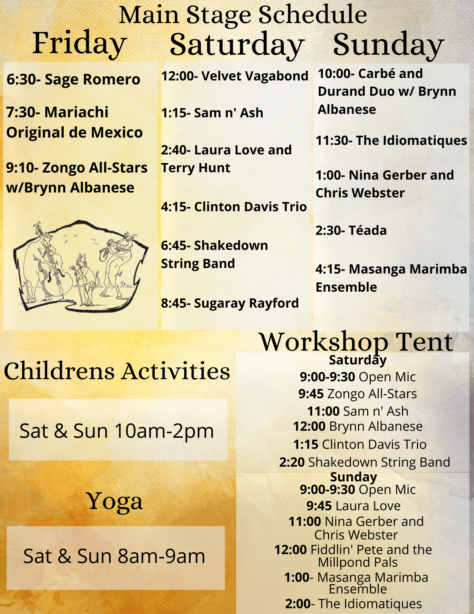 website and newsletter schedule